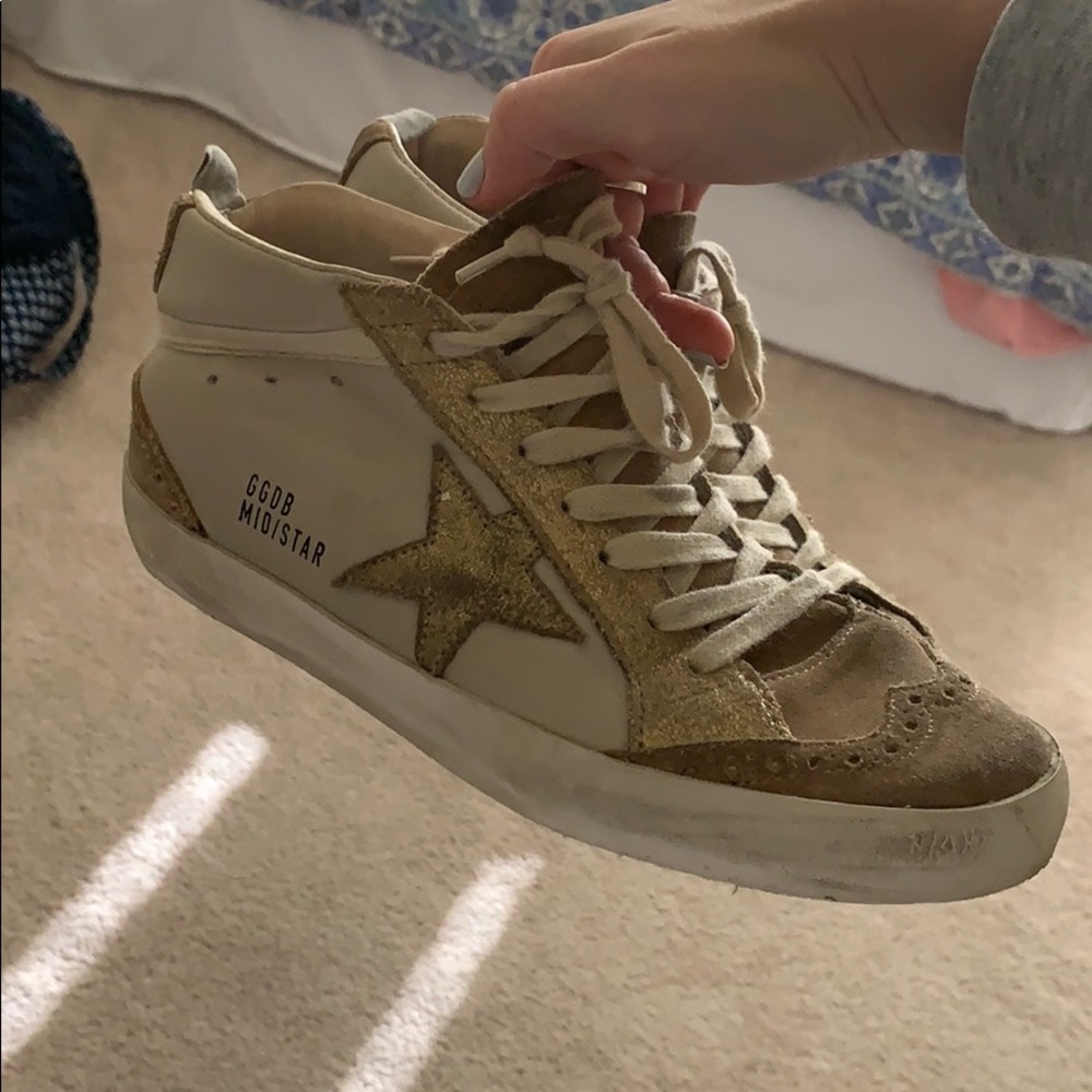 mid star golden goose sneakers